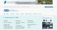 Desktop Screenshot of duodecimlehti.fi